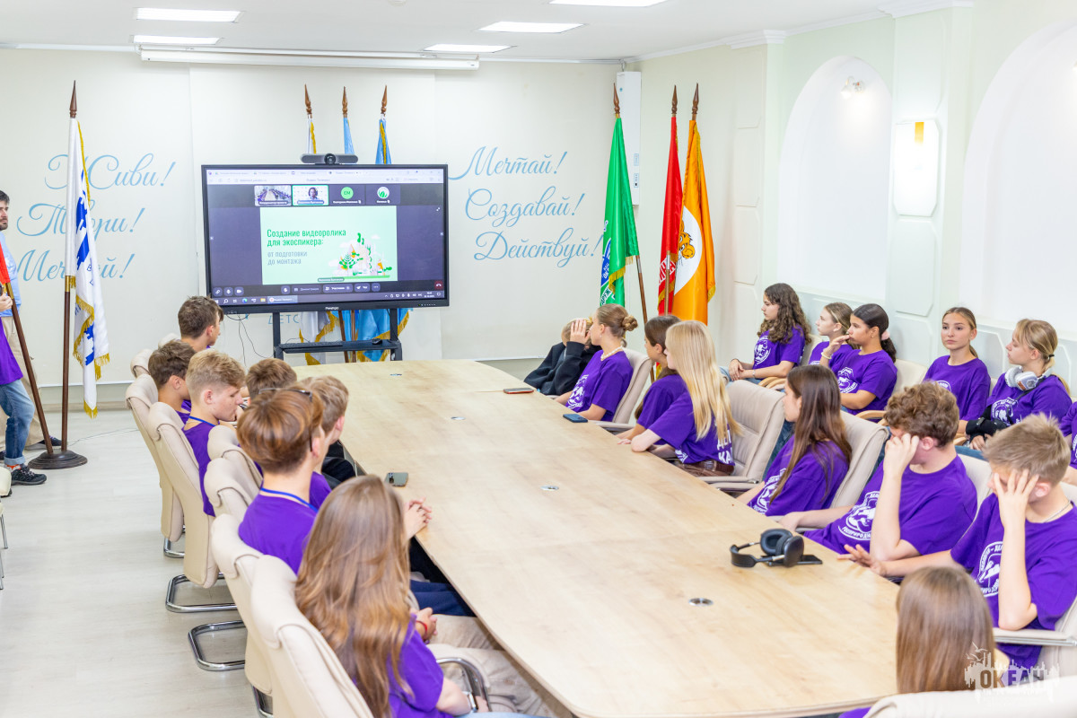 «Экология – дело каждого»: юные экологи встретились со стипендиаткой фонда имени В. Вернадского – Вероникой Булгаковой